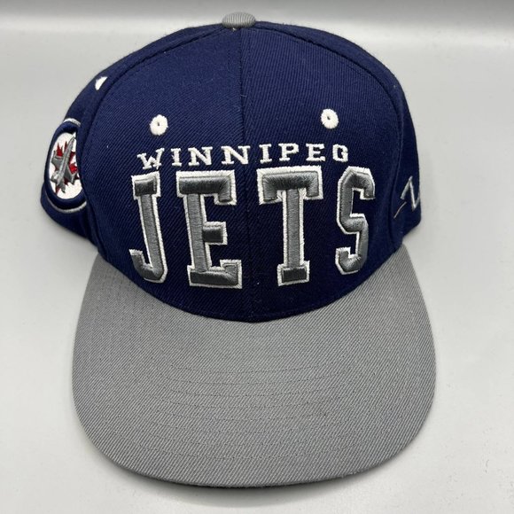 Zephyr Other - Winnipeg Jets NHL‎ Hat Zephyr Snap back Cap Blue Gray Men